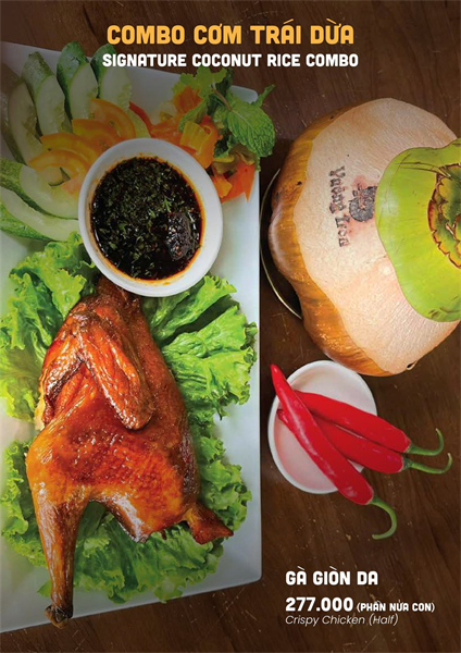 Menu Nhà hàng hải sản cơm niêu Vuông Tròn3